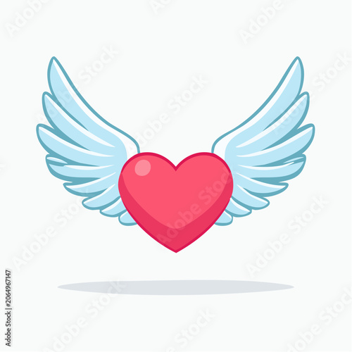 Heart with Wings Icon