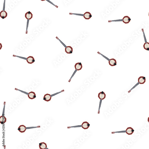 Foto pattern melody banjo cartoon