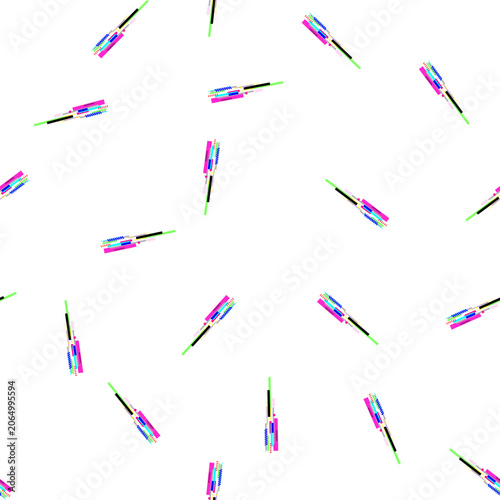 Quadro su tela pattern disruption glitch error cartoon