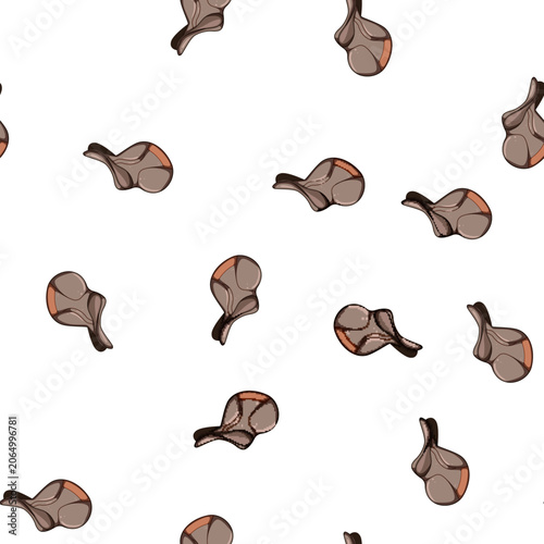 Foto pattern stirrups saddle cartoon