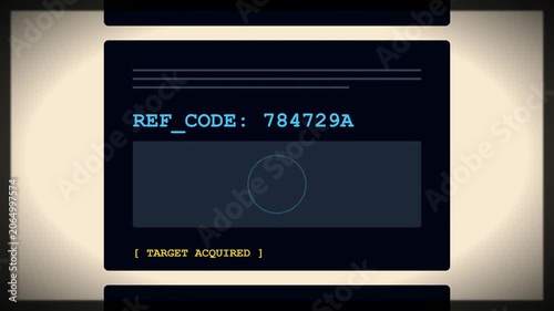 Scrolling Retro Espionage Microfilm Archive Scanner