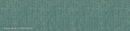 Fotografía Vibrant teal herringbone fabric texture with a classic chevron pattern suitable for modern upholstery and elegant textile backgrounds