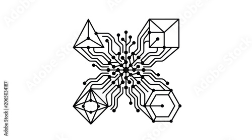 AIzaSyDtFAsorsOCAxTnT_BTX61--pjKsSzhqVc Inspired Art Featuring Geometric Shapes