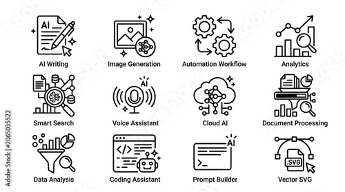 AI concepts illustrated in a futuristic setting with various icons and symbols around AiSyDtFAsorsOCAxTnT_BTX61--pjKsSzhqVc nanang he.