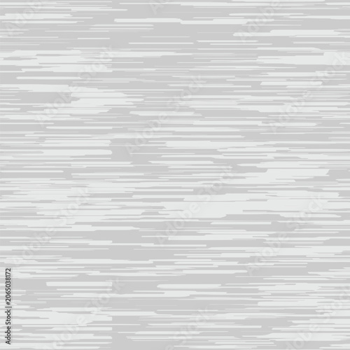 Polished steel seamless pattern. Silver plate metal background. Grunge line light gray aluminium wallpaper. Vector chaotic striped texture