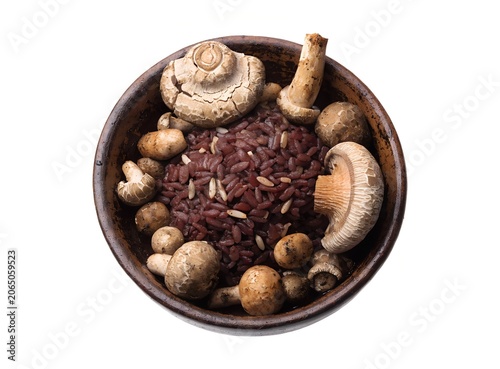 Forest Mushroom Rice Bowl