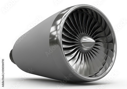 Close-up view of a metal exhaust nozzle