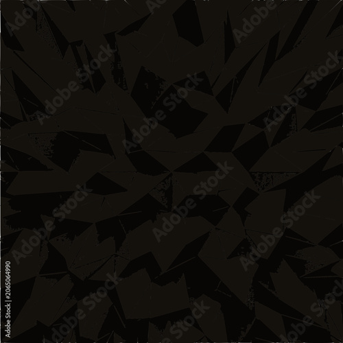 Abstract dark geometric pattern with sharp edges and polygonal shapes