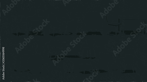 Modern Furniture Sketch Collection on Botanical Dark Background