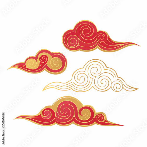 Traditional Asian Clouds