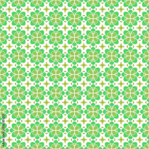 Fresh Green Floral 