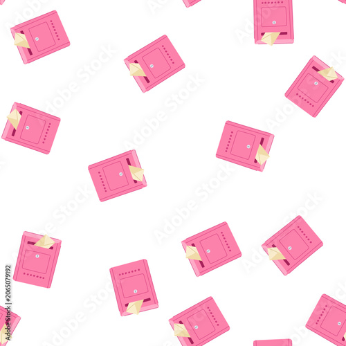 Foto pattern postbox mailbox letter cartoon