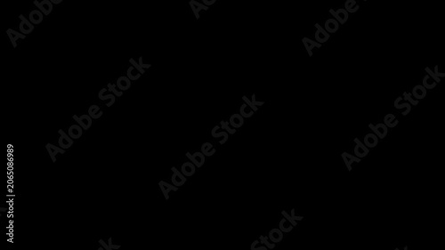 Hand-drawn red arrow icon brush stroke, red arrow sign drawn with marker. looping animation on transparent background .