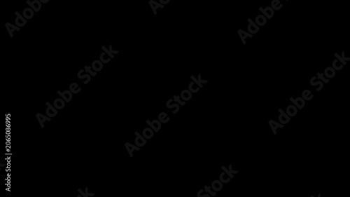 Hand-drawn red arrow icon brush stroke, red arrow sign drawn with marker. looping animation on transparent background .