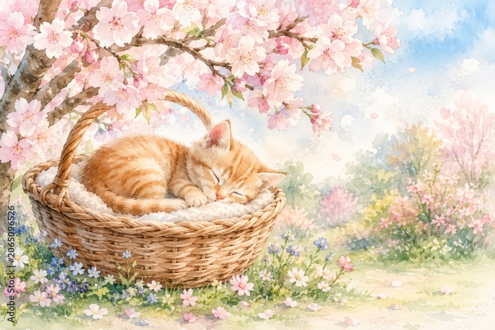 Fototapeta premium Cute watercolor illustration of lovely baby woodland animals on white background.