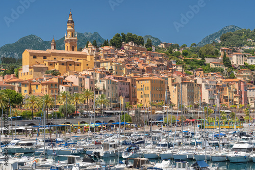 Menton on the Cote D’Azur on the French Riviera