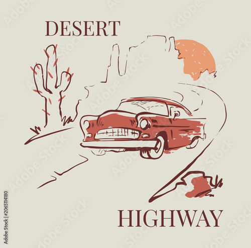 Desert road trip