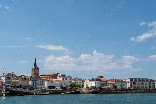 View of Les Sables d'Olonne, a seaside resort in Vendee, France