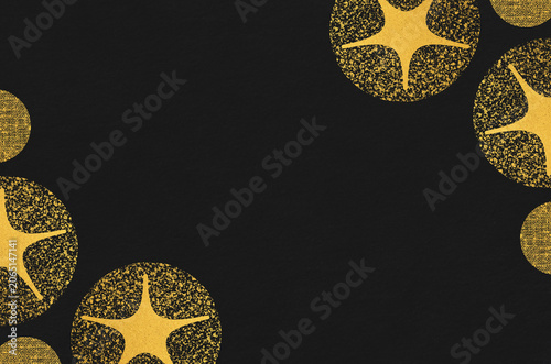Japanese modern pattern washi paper background. Japanese Washi paper texture featuring an abstract morning glory flower design.