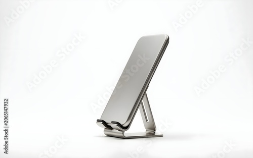 Universal Minimalist Cell Phone Stand Holder Sleek Hands-Free Cradle Support Dock for iPhone and Android Smartphones