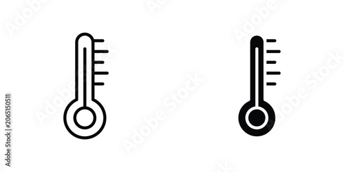 Εκτύπωση καμβά Temperature icon