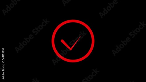 Check Mark Icons Set – Green, Red and Blue Glowing Tick Symbols for Approval, Verification and Success Status