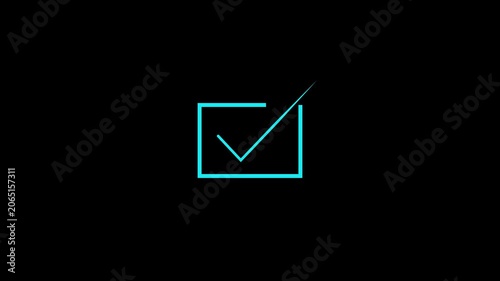 Colorful Check Mark Icons Set – Green, Red and Black Tick Symbols for Approval, Verification and Completed Tasks
