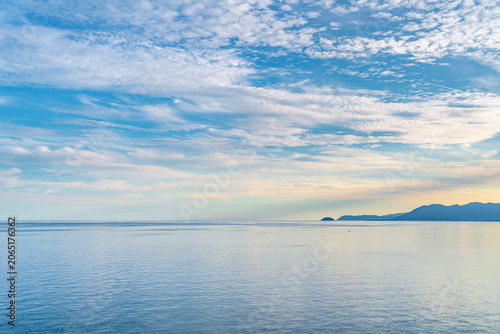 Sundown scenery in Italy