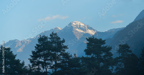 Photos Alpine roadside scenery