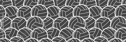 Photos Volleyball seamless pattern