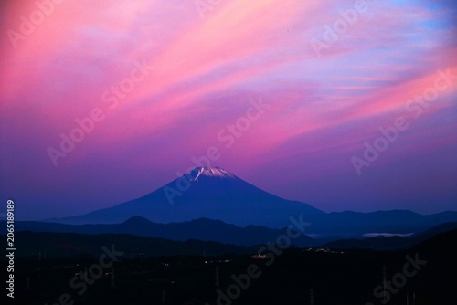 Bild auf Leinwand Mount Fuji in early summer