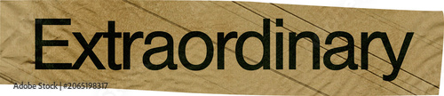 Fotografía Extraordinary – Modern Magazine & Tabloid Collage Typography clipping cutout Art