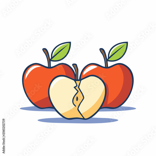 Red Apples Illustration