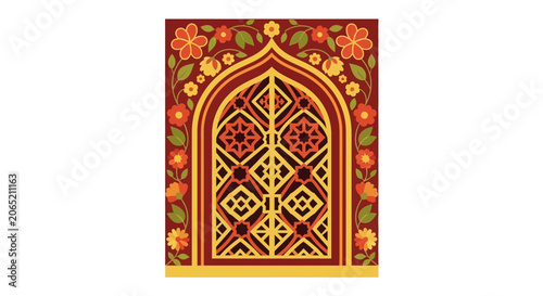 Intricate Islamic Geometric Pattern Design.