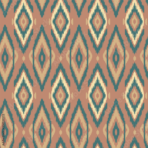 Geometric Diamond Pattern Seamless Design for Textiles and Decor