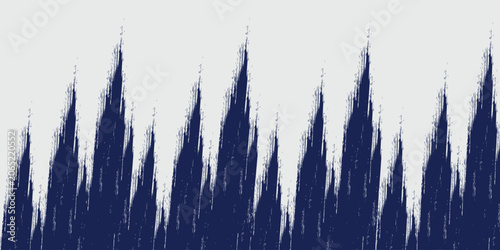 Slika na platnu Abstract halftone wave dots background