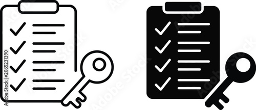 Key Takeaway Icon Design for Summary, Insight, and Important Information Highlight Concepts