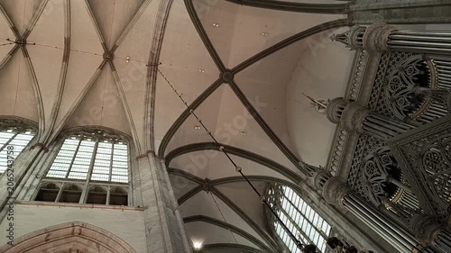 UTRECHT, NETHERLANDS: the Saint Martin Cathedral interior