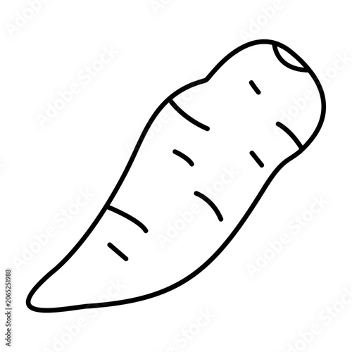 Yam linear icon 