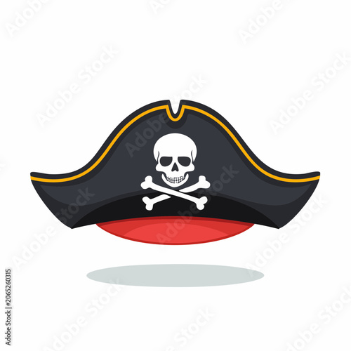Pirate Hat with Skull and Crossbones