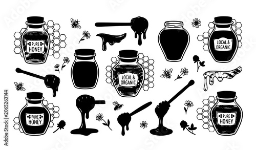 Foto set of beer bottles
