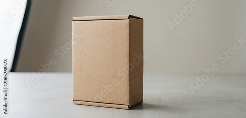 Realistic Product Box Mockup with Blank Packaging Surface and Professional Lighting for Retail Branding Ecommerce Marketing and Commercial Product Presentations