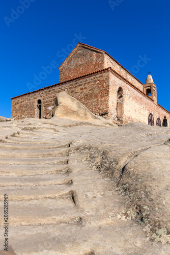 Medieval orthodox church of Uplistsikhe cave town near Gori city in Georgia