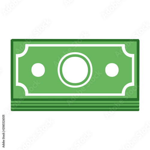 Green dollar bill icon with transparent background