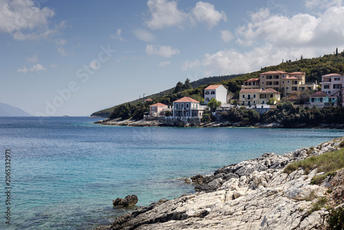 Embankment on a spring day (Kefalonia Island, Greece)