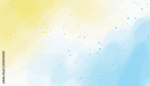 Summer Pastel Watercolor Background