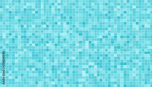 Turquoise Mosaic Tile Background