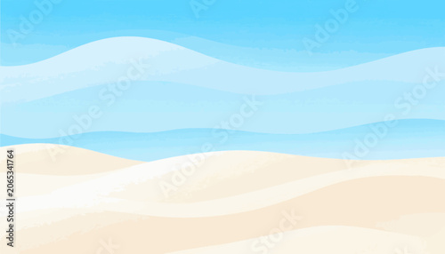 Abstract Summer Ocean Waves