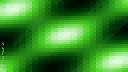 Abstract Luminous Green Block Geometric Interlocking Illustration Vector Background