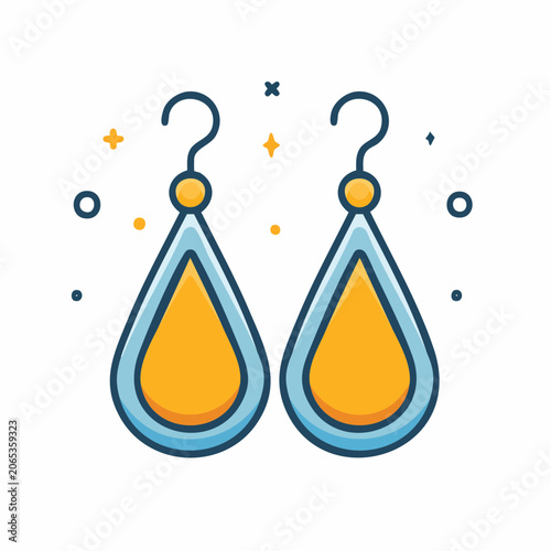 Teardrop Earrings Icon